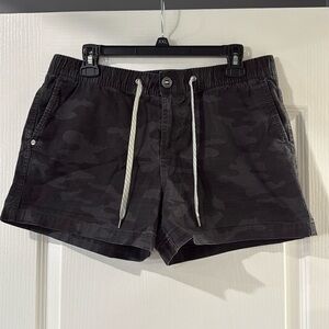 Vuori Ripstop Short Black Camo Size‎ Large